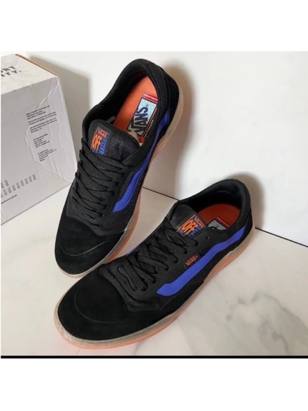 Vans Athletic Ave 'Black Orange VNOA5JIBY8J Unisex Women Size 8.0 Us